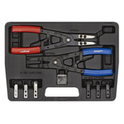 Sealey Circlip Pliers Set Internal/External 265mm S0553 Sealey - Dynamic Drive