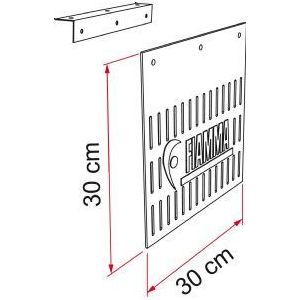 Fiamma Mud Flap Rear (2) 06607-01- Fiamma - Dynamic Drive