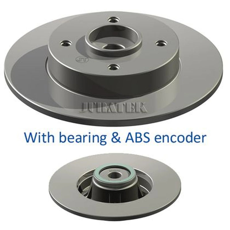 Juratek Front & Rear Brake Discs & Pads fits Citroën C4 I 2006-2011 2.0