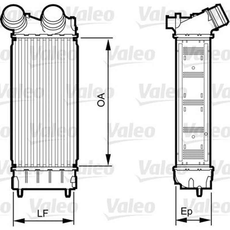 Valeo Intercooler (Charge Air Cooler) 818226