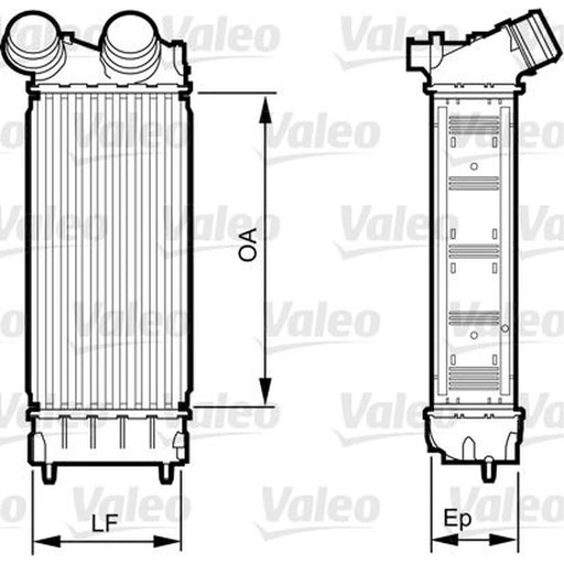 Valeo Intercooler (Charge Air Cooler) 818226