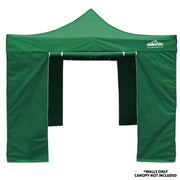 Dellonda Side Walls/Doors/Windows for Gazebo Fits 2 x 2m Models Dark Green Dellonda - Dynamic Drive