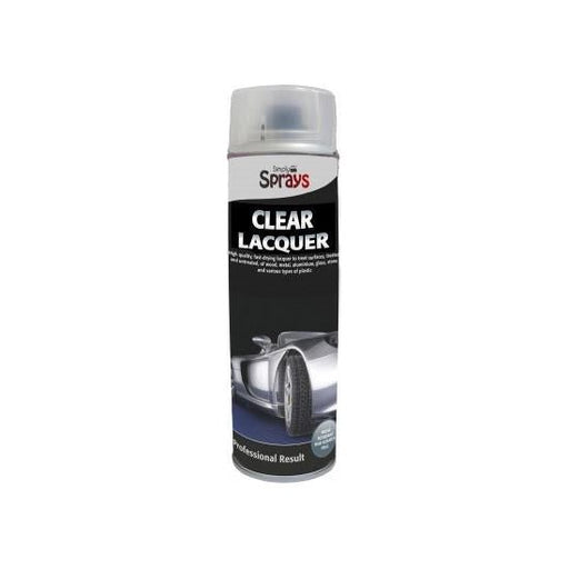 Simply Sprays Clear varnish Gloss Aerosol Spray Finish and Sealer for Auto and Indoor or Outdoor Surfaces, 500ml Simply - Dynamic Drive