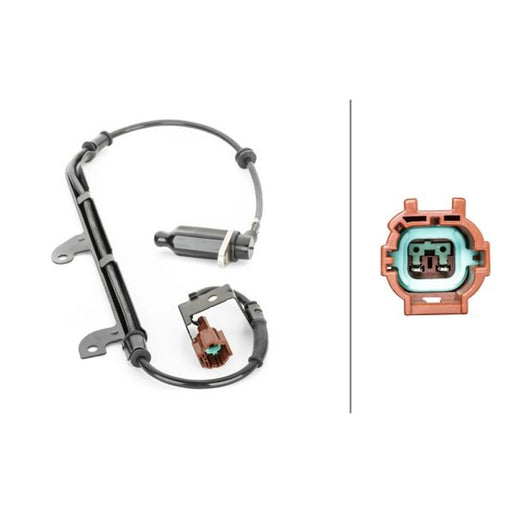 Hella ABS Wheel Speed Sensor Rear fits Nissan Maxima / Maxima Qx V 2000-2003 3.0