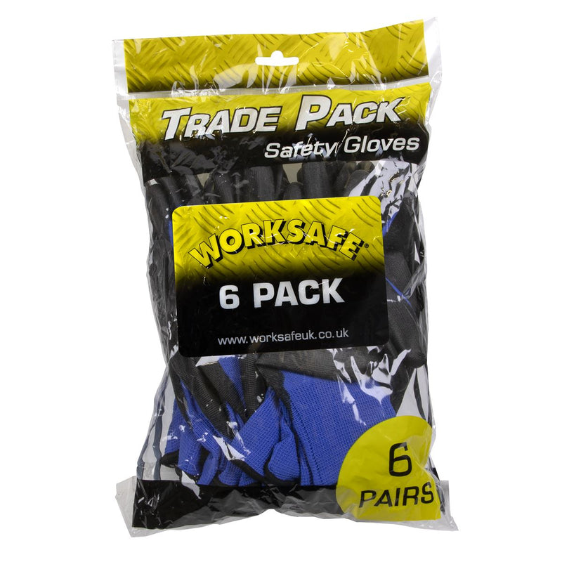 Sealey Lightweight Precision Grip Gloves (X-Large) Pack of 6 Pairs TSP117XL/6 Sealey - Dynamic Drive