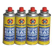 Butane Gas Cartridges Pack of 4, 220g Each