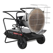 Sealey Space Warmerï Paraffin/Kerosene/Diesel Heater with Wheels 125000Btu/hr Sealey - Dynamic Drive