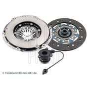 Blue Print Clutch Kit Set 3pc 241mm fits Opel Astra H 2004-2012 1.9
