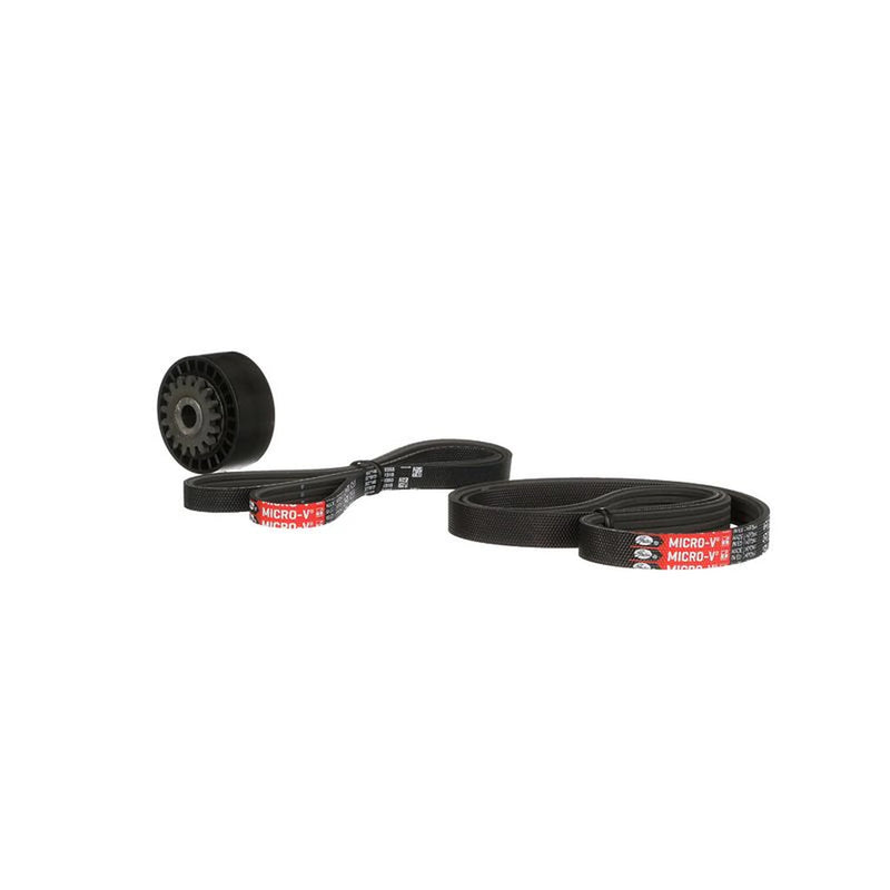Gates V-Ribbed Belt Set fits Dacia Logan 2006 on 1.2