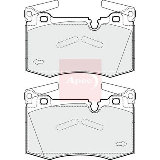 Apec Front Brake Pad Set PAD1683