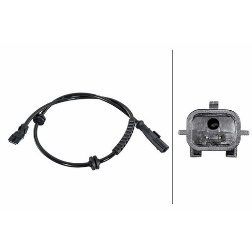 Hella ABS Wheel Speed Sensor Rear fits Renault Clio III 2005-2014