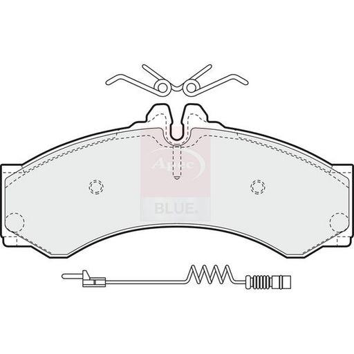 Apec Rear Brake Pad Set fits Mercedes-Benz Sprinter 4-T 1995-2006