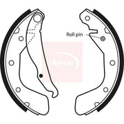 Apec Brake Shoe Set Axle Kit fits Daewoo Espero 1991-1999 1.5 1.8 2.0