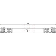 Apec Brake Hydraulic Hose Line inner HOS3092