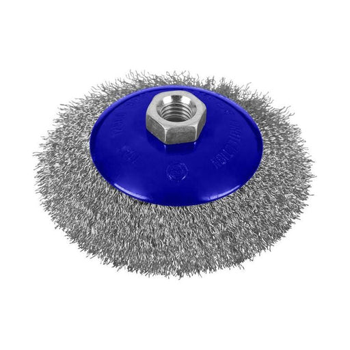 Bluespot Tools Steel Bevel Wire Cup Brush 115mm M14 X 2 BlueSpot Tools - Dynamic Drive