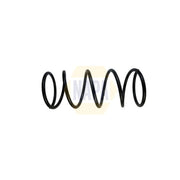 NAPA Rear Suspension Coil Spring fits Mitsubishi Challenger 1998-2000 2.5 3.0
