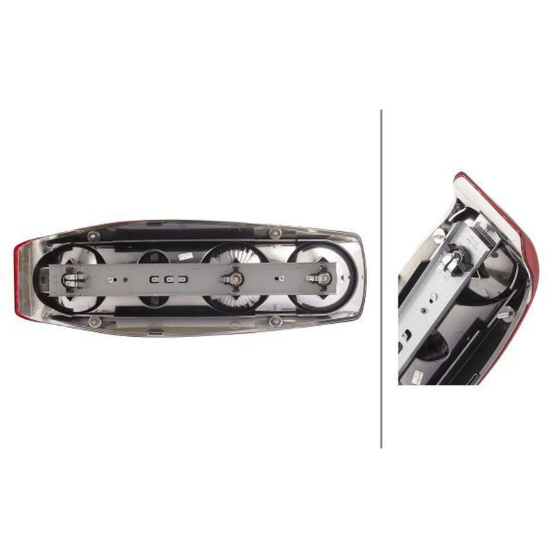 Hella Tail Light / Lamp PY21W Right