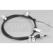 First Line Handbrake Cable Left Rear fits Hyundai Santa Fé I 2000-2006