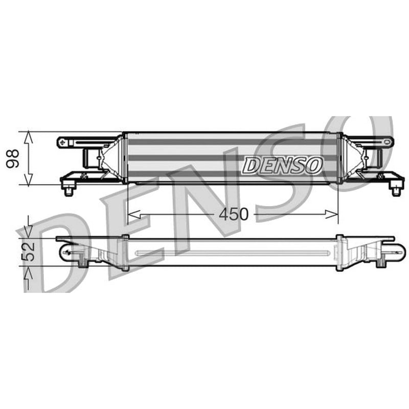 Denso Intercooler (Charge Air Cooler) fits Alfa Romeo Mito 2008-2010 1.3