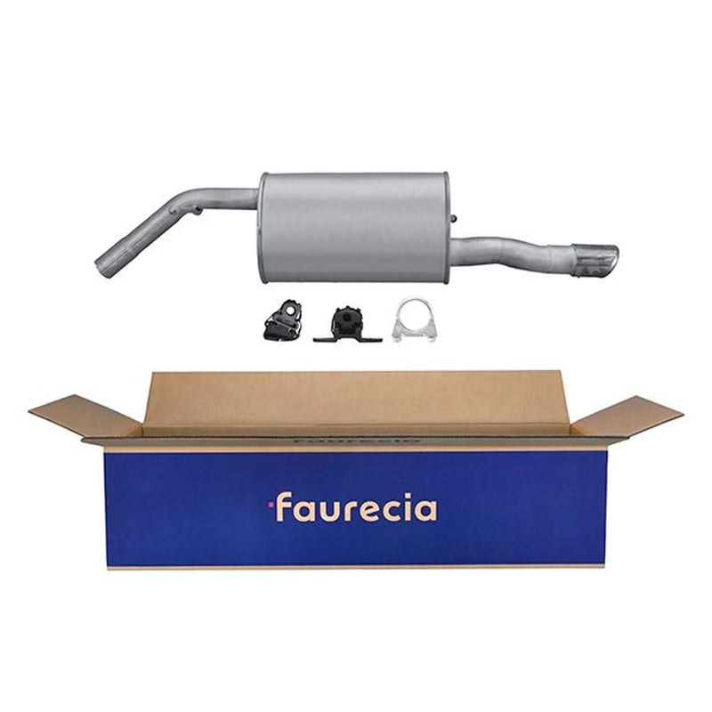 Hella End Silencer Rear fits Fiat Grande Punto 2005-2013 1.3