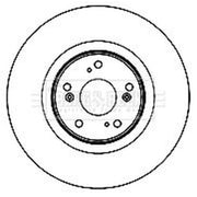 Borg & Beck Front & Rear Brake Discs & Pads fits Honda Accord VIII 2008-2015