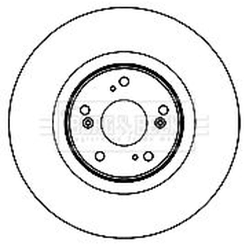 Borg & Beck Front & Rear Brake Discs & Pads fits Honda Accord VIII 2008-2015