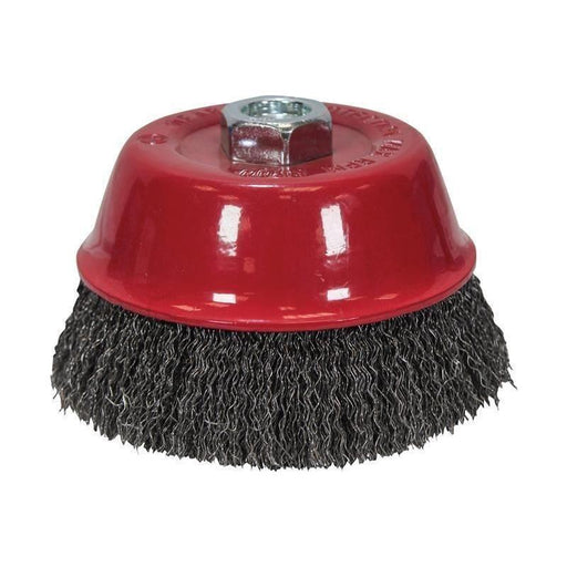 Faithfull Wire Cup Brush 75mm M14x2, 0.30mm Steel Wire Faithfull - Town Tools