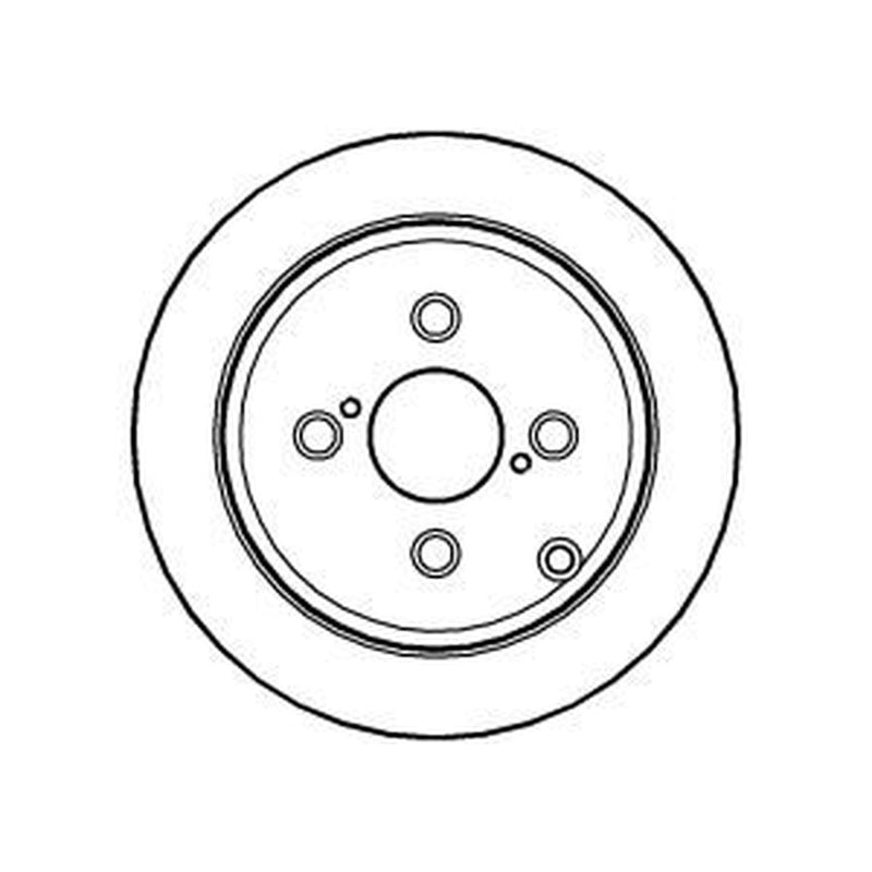 Abtex Front & Rear Brake Discs & Pads fits Toyota Corolla 2001-2008 1.4 1.6 1.8