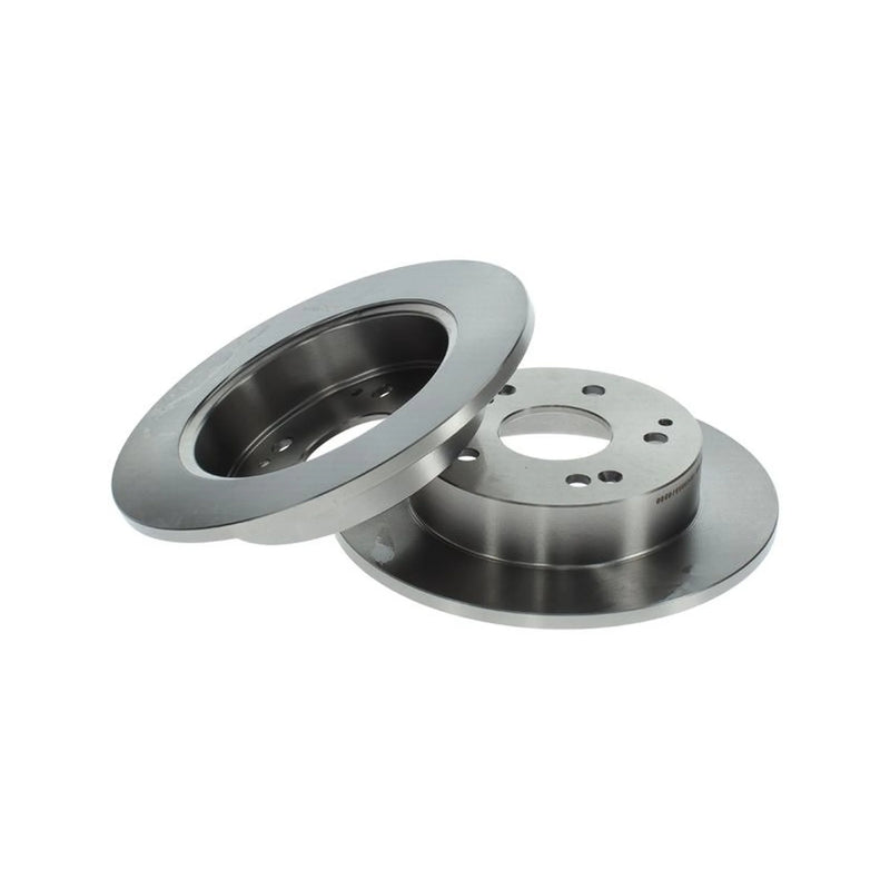 Bosch Rear Brake Solid Discs & Pads fits Honda Civic VII 2000-2005 1.4 2.0