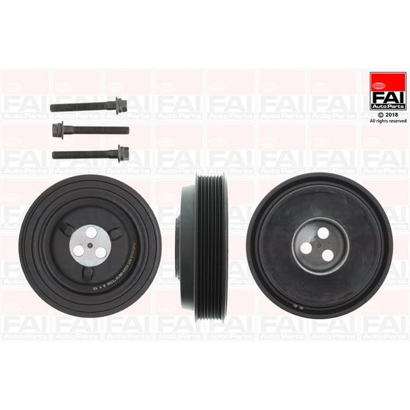 FAI Crankshaft Damper Kit 146mm fits Citroën Relay III 2006-2012 2.2