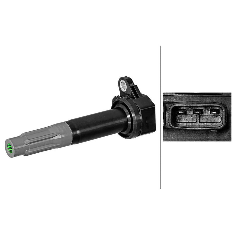 Hella Ignition Coil Pack fits Subaru Legacy V 2009-2014 2.5