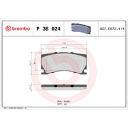 Brembo Rear Brake Discs & Pads fits Jaguar Xk II 2006-2014 3.6 4.2 5.0