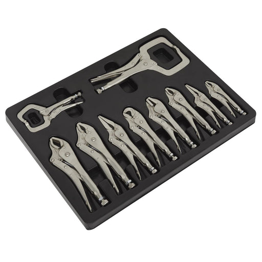 Sealey Locking Pliers Set 10pc AK6800 Sealey - Dynamic Drive