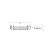 Ring Slimline Amber 4 LED Strobe - RCV2214 Ring Automotive - Dynamic Drive