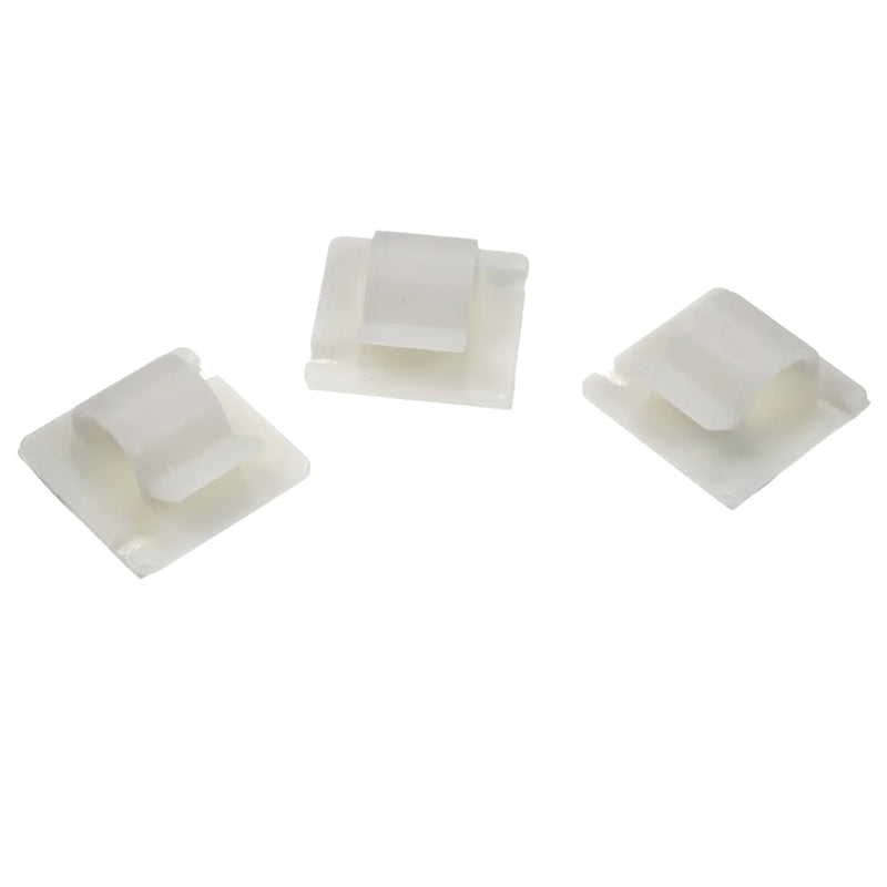 W4 Self-Adhesive Cable Clip 3 Pack - 0.009kg
