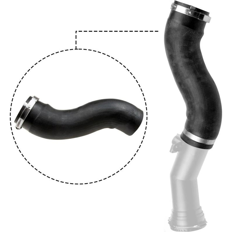 Gates Intercooler Turbo Charge Air Hose 211mm fits BMW 1 Sports Hatch 2011-2019