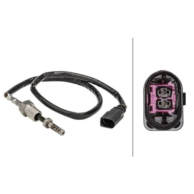Hella Exhaust Gas Temperature Sensor before exhaust fits VW California T5 Camper