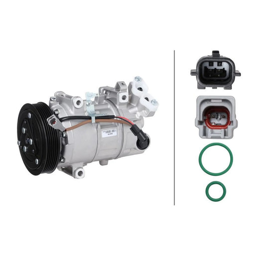 Hella Air Conditioning Compressor fits Renault Captur I 2013-2019 1.5