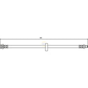 NAPA Brake Hydraulic Hose Line inner NBH1232