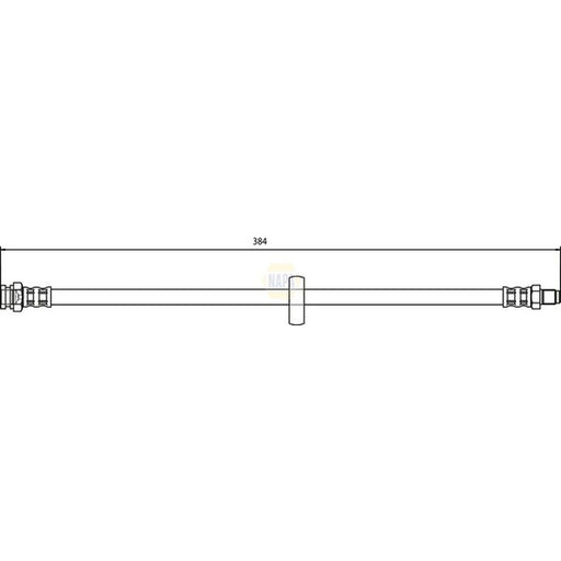 NAPA Brake Hydraulic Hose Line inner NBH1232