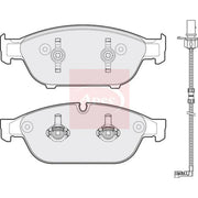Apec Front Brake Pad Set PAD1810