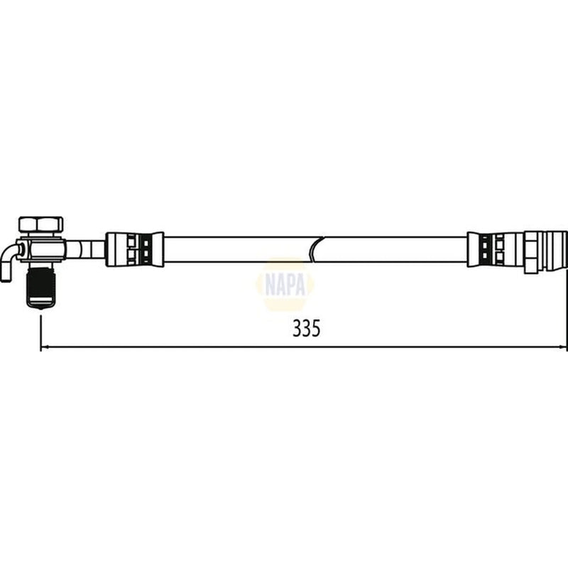 NAPA Brake Hydraulic Hose Line outer NBH1262