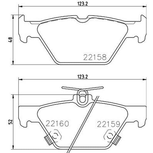 Mintex Rear Brake Solid Discs & Pads fits Subaru Forester 2018 on 2.0 2.5