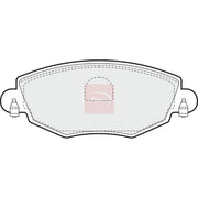 Apec Front Brake Pad Set fits Ford Mondeo 2000-2007 1.8 2.0 2.2 2.5 3.0