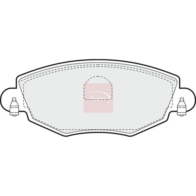 Apec Front Brake Pad Set PAD1174