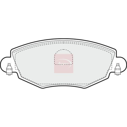 Apec Front Brake Pad Set PAD1174
