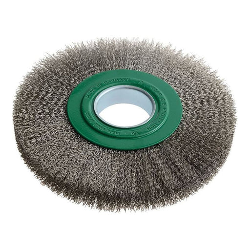 Lessmann Wheel Brush D200mm x W24-27 x 50 Bore Stainless Steel Wire 0.30 Lessmann - Dynamic Drive