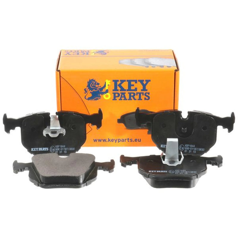 Key Parts 4 x Rear Brake Pad Set fits BMW 3 1999-2007