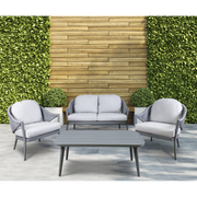 Dellonda Echo 4 Piece Garden Set Dellonda  - Dynamic Drive