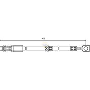 NAPA Brake Hydraulic Hose Line Front fits Fiat Croma 2005-2011 1.8 1.9 2.2